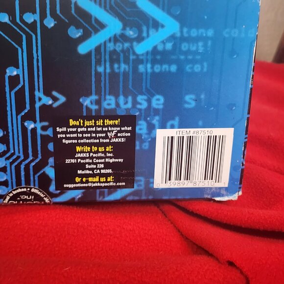 Jakks Pacific Vtg Titan Sports WWF Stone Cold Internet-Active Electronic Figure - Picture 12 of 16